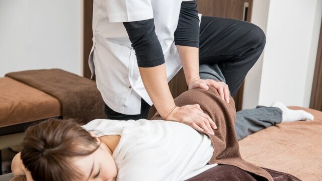 骨盤ケア・接骨施術による子宮・卵巣環境の改善イメージ